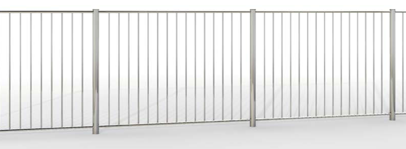 スマートライン_S型_ステンレス縦格子タイプイメージ画像