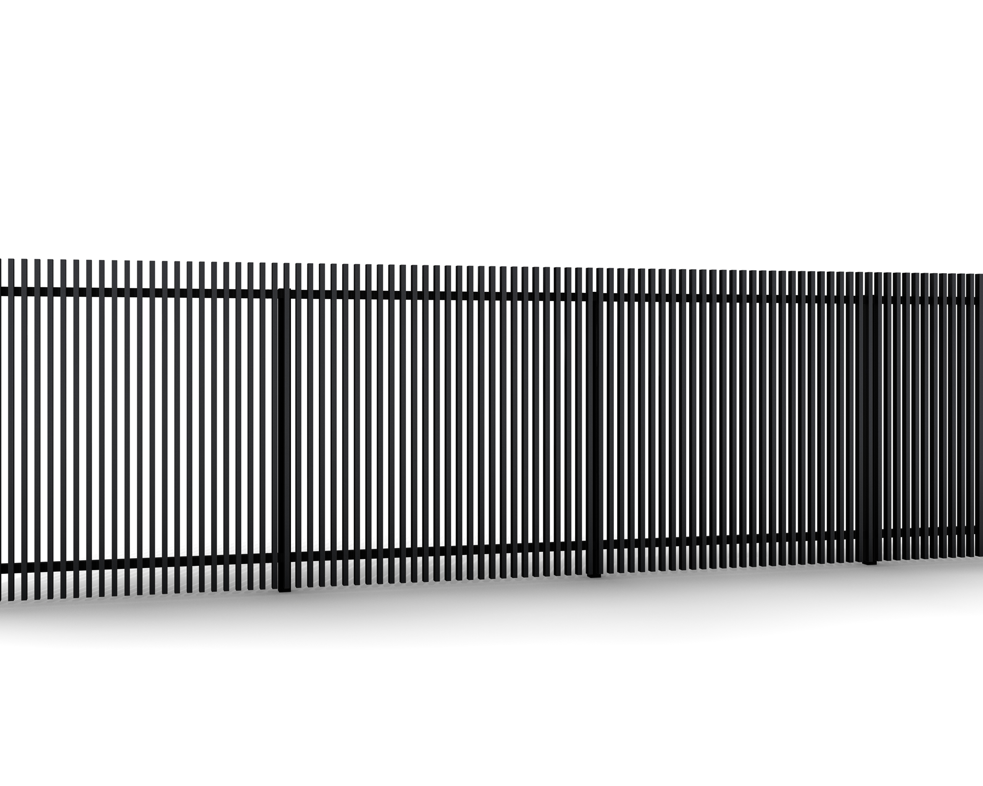 スマートライン_スクリーンフェンス_フリーポールタイプイメージ画像