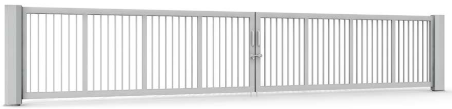 回転門扉_S型・F型_片開き・両開きイメージ画像