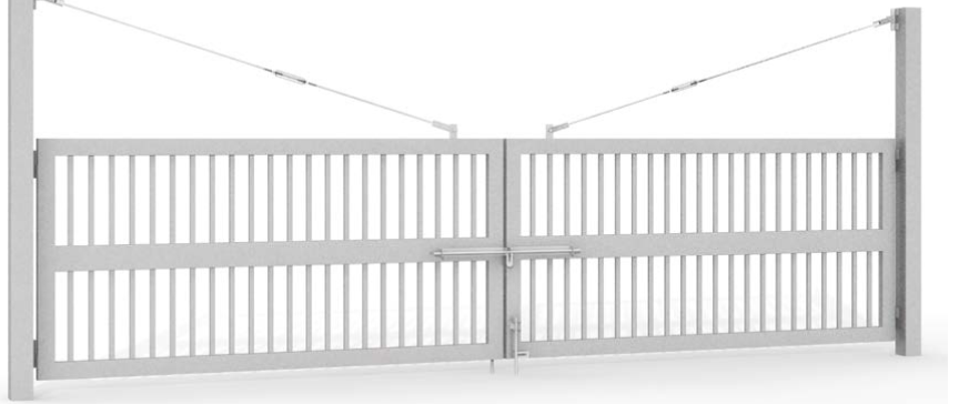 大型門扉A型・S型・F型_ブレース・キャスター仕様イメージ画像